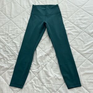 LULULEMON Wunder Train 25 in Teal Size 6